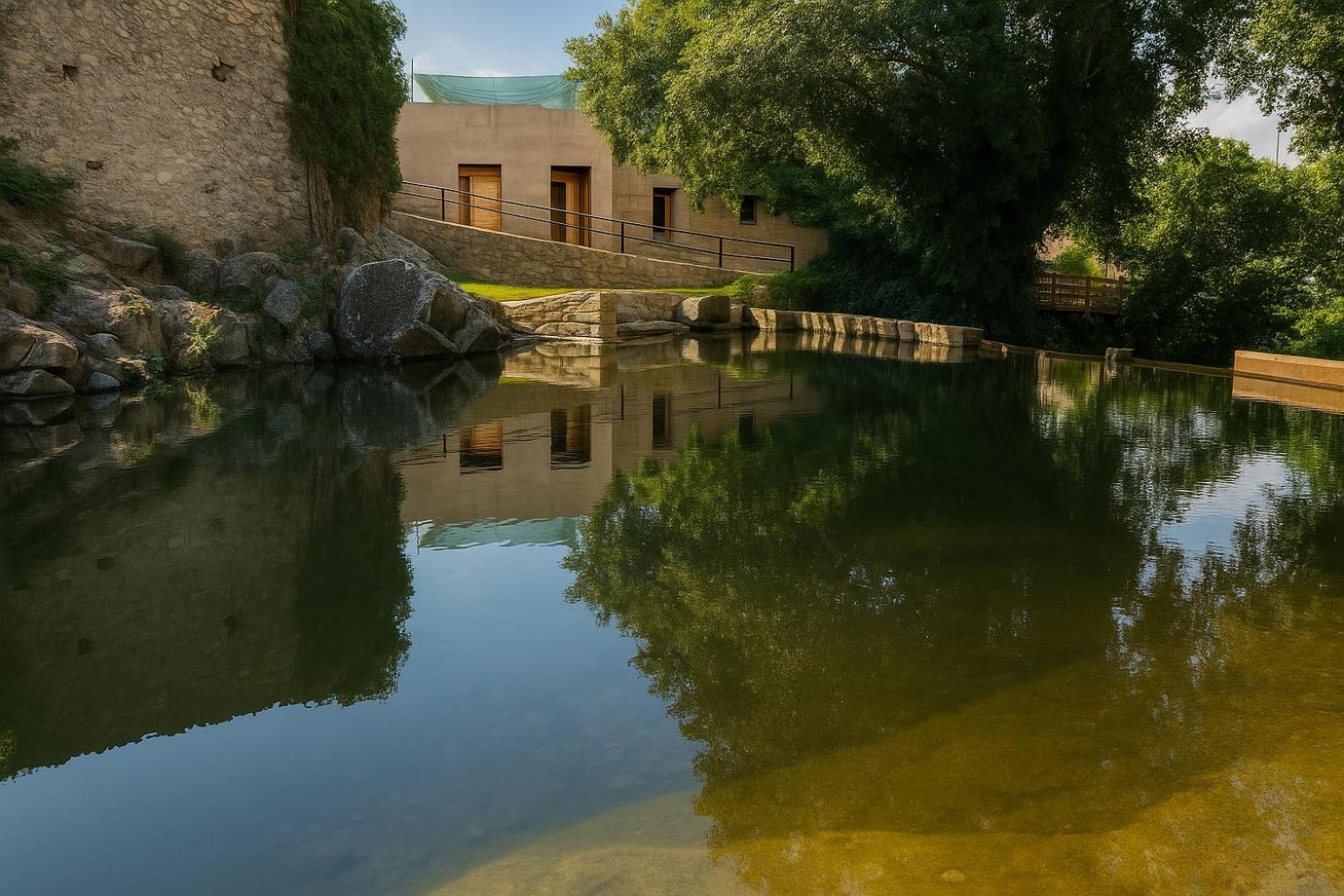 Casa Rural Arbequina-Piscina Natural A 100 Metros Касас-дель-Монте Экстерьер фото
